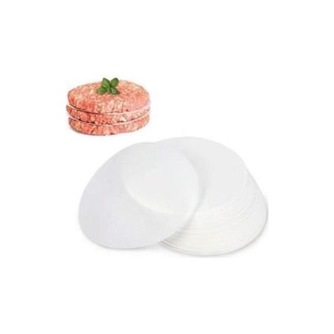 500 papiers antiadhésifs, diamètre 11 cm, qualité alimentaire, biodégradables, pour hamburgers et steaks hachés