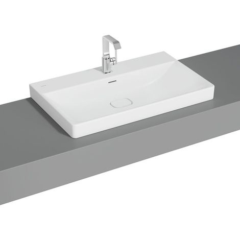 VITRA 7527B001-7201 Cuvette à poser New Metropole 800 x 470 mm