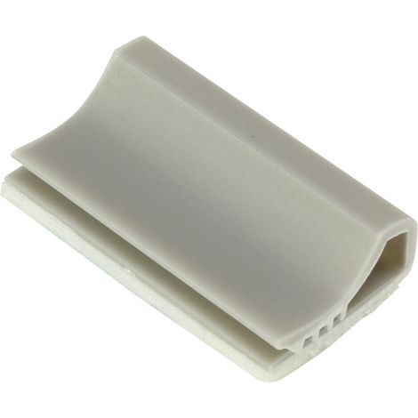 TRU COMPONENTS Befestigungssockel TC-6645728 für Flachbandkabel Hellgrau 100 St.