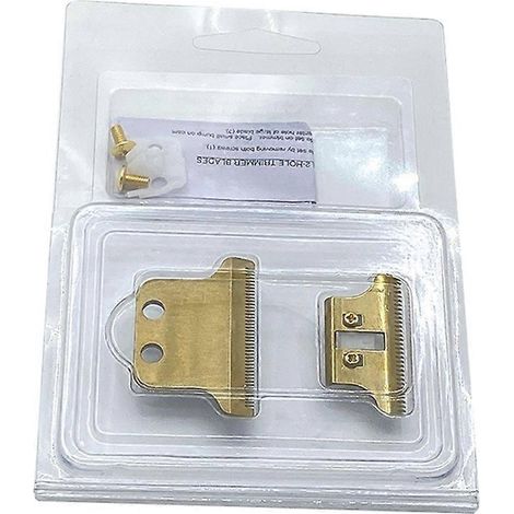 Lames de rechange en forme de T à 2 trous pour tondeuse WAHL 8081 8171 (dorées) (1/5)