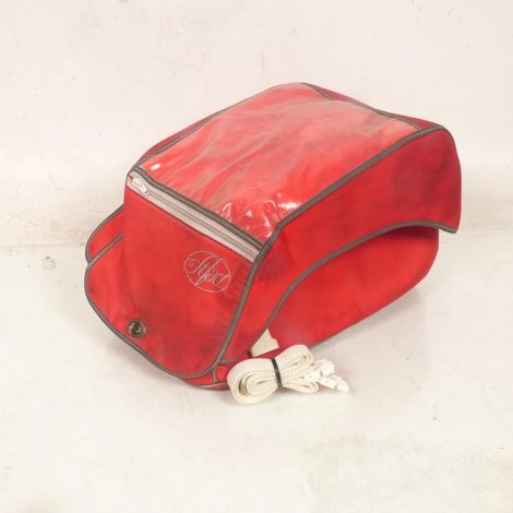 [PRODUIT D'OCCASION] Sacoche de réservoir Sifact en textile imperméable coloris rouge (1/4)