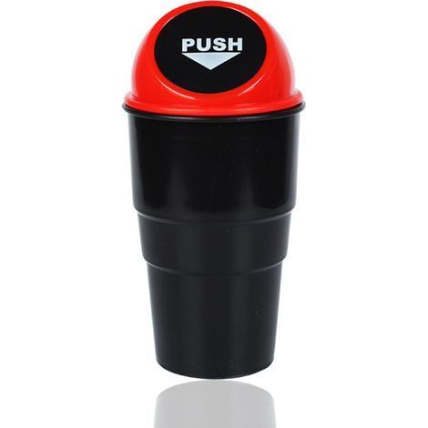 poubelles fixées sur une voiture, accessoires automobiles pour l'intérieur de la voiture, voiture rouge (1/5)