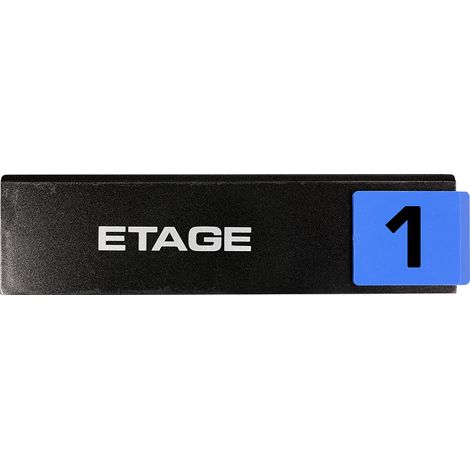 Plaque de porte Etage 1 - Europe design 175x45mm - 4260273
