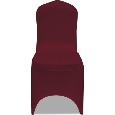 Maison Exclusive - Coprisedia Elasticizzata Bordò 50 pz