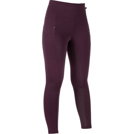 40/42 IT, verde: Jambières d'équitation en tricot avec adhérence totale en silicone modèle Cosy II (1/5)