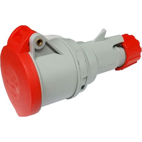 Presa CEE 3P+T cablaggio a vite IP44 16A Palazzoli 720136 (1/2)