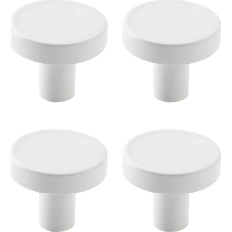 Bouton de placard en alliage d'aluminium, poignée de tiroir, bouton de porte, décoration de meuble ronde et simple, facile à installer (1/5)
