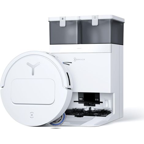 ECOVACS DEEBOT T50 OMNI Gen3 Robot aspirapolvere lavapavimenti Bianco 25 000 Pa lavaggio con acqua calda (1/5)