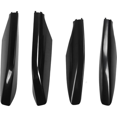 Embout de rails de galerie de toit 63492 – 60040, garniture de Protection de coque de chargement Colorfast pour GX470 2003 – 2009, noir brillant (1/5)