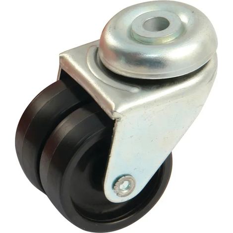 AVL Doppelrollenmöbelrolle schwarz 50 mm