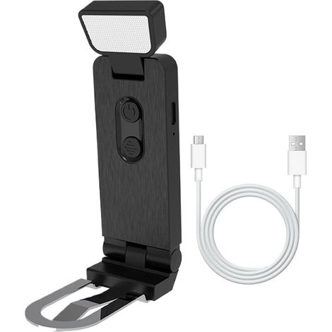 Lampes De Lecture À Pince Rechargeable Portable Compacte (1/4)