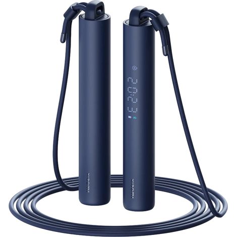 Corde à sauter sans fil connectée Xiaomi Smart avec écran et poignées lestées Bleu