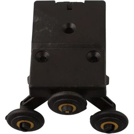 Poulie de porte coulissante avec roue en nylon pour un mouvement efficace de porte latérale et kit de guidage à rouleaux stable (noyau de roue supérieure) (1/5)