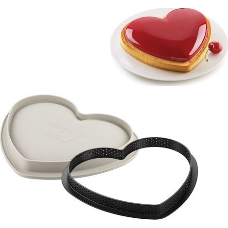 Kit crostata Tarte Mon Amour Silikomart cuore (1/5)