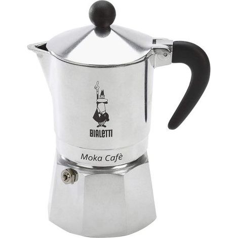 Bialetti Cafetière à espresso italienne argent 3 tasses (1/3)