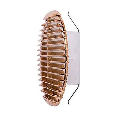 GRIGLIA TONDA IN MATERIALE TERMOPLASTICO CON MOLLE RECLINABILI A 90° Misura: Bianca Imb. 160-200 - D. 220