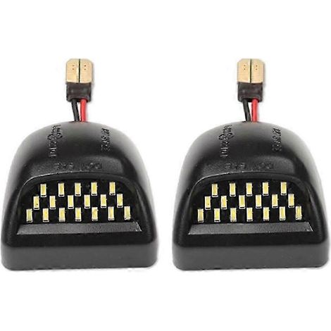 Lot de 2 feux de plaque d'immatriculation à LED pour Chevrolet Silverado, Escalade, Avalanche et GMC Sierra 1500, 2500 et 3500 (neufs) (1/5)