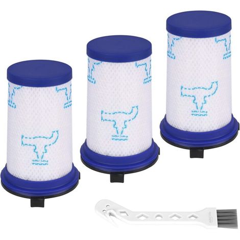 3pccs Moving filters for Rowenta Air Force 360 RH9051WO RH9057WO RH9059WO RH9081WO RH9086WO & Tefal Air Force 360 Vacuum, Alternative replacement accessories in ZR009001 (1/4)