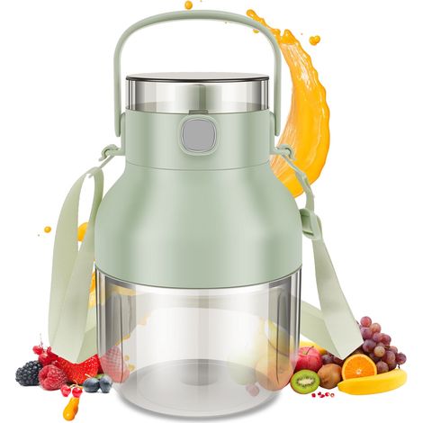 Mixeur portable, mixeur personnel pour préparer des milkshakes, des smoothies, des aliments et des jus, idéal pour la salle de sport, les voyages ou la cuisine. (1/5)