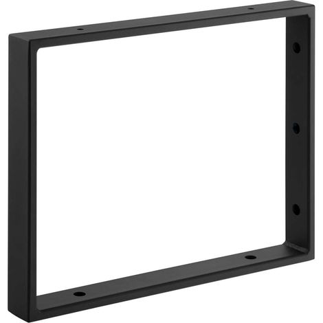 Sapho - Support de console 1 pièce, noir mat 30375 (1/2)