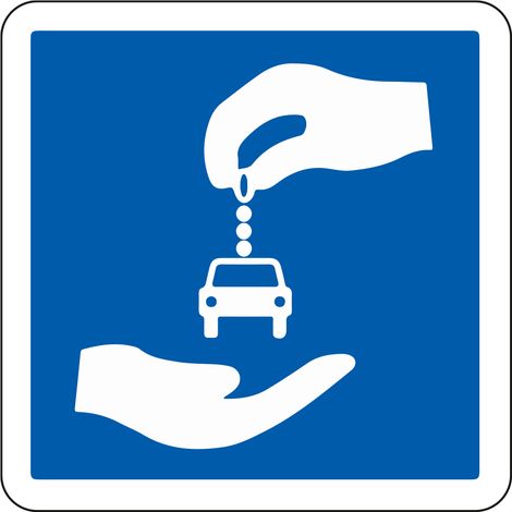 Panneau Indication C9 – Station d’autopartage – Carré Classe 1 350 mm – Gamme BRETAGNE (1/5)