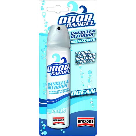IGIENIZZANTE SPRAY PER AUTO 'ODOR CANCEL' fragranza Ocean - AREXONS