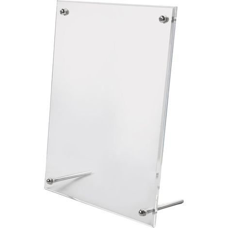Acrylic Display Stand Clear Photo Frame & Business License Box (1/5)