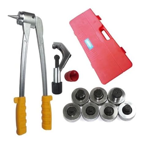 Expandeur de tuyau manuel 10-28mm - Levier expandeur de tuyau - Plombier - Expandeur de tuyau - Pince d'élargissement - Kit d'extension de tuyau - Outil de presse d'extension - Pince à emboîter - Kit (1/5)