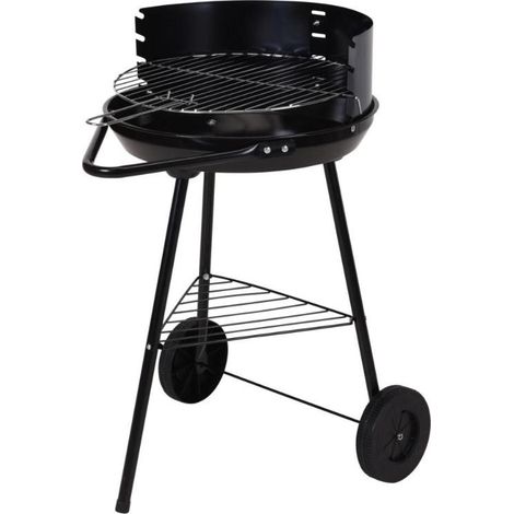 BARBACOA CARBÓN Ø 37 X H 70 CM. C/RUEDAS (1/2)