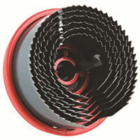 SABIR Scies Cloches en Acier à Ressort,Coffret de Scie Trépan avec 6 PCS 35-41-48-54-60-67MM,Lames de sciePlaques de Plâtre Lefou