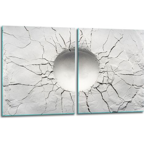2 placas protectoras de vidrio para estufa, pared de 40x52 cm (1/5)