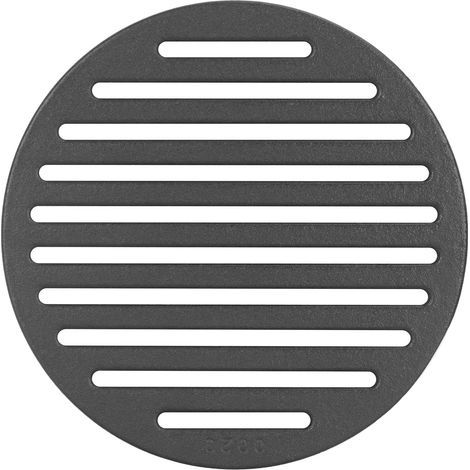 Grille ronde en fonte de carbone, diamètre 20 cm, pour de nombreux poêles et cheminées