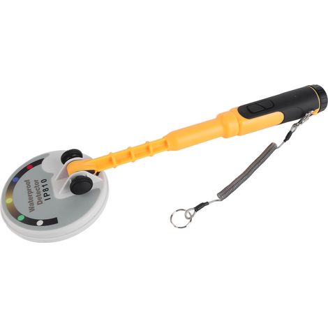 Détecteur de métaux étanche IP810 pour chasse au trésor sous-marine - IP68 submersible jusqu'à 60m, instrument de détection extérieur avec alarme sonore, LED et vibration, idéal pour plongée et archéo (1/5)