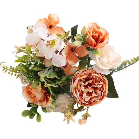 Fleur Artificielle Pivoine - Tige Longue 32 cm - Résistante Aux UV Et À L'Eau - Centre De Table Décoratif - 1 Pièce (1/5)