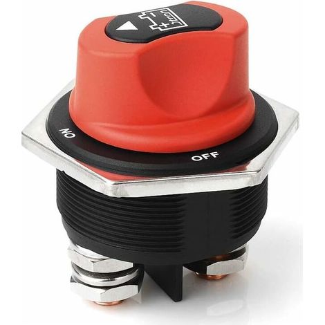 coupe batterie 12v 300A moto Isolation de la batterie 32VDC max Onoff 2P SPST Mini commutateur coupe batterie voiture (1/5)