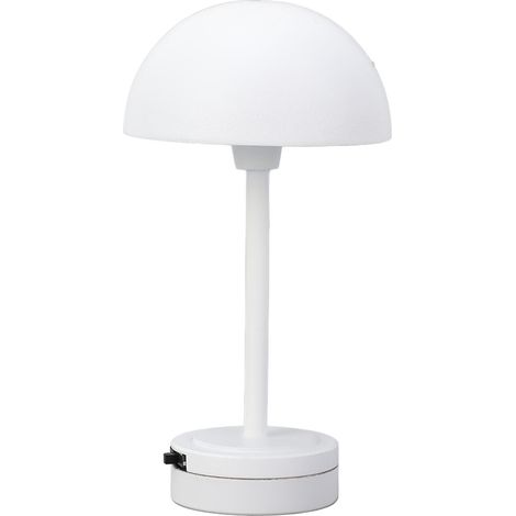 Lampe miniature pour maison de poupée (échelle 1:12), mini lampe à piles blanche demi-ronde, idéale pour le salon, le bureau ou la chambre. (1/5)