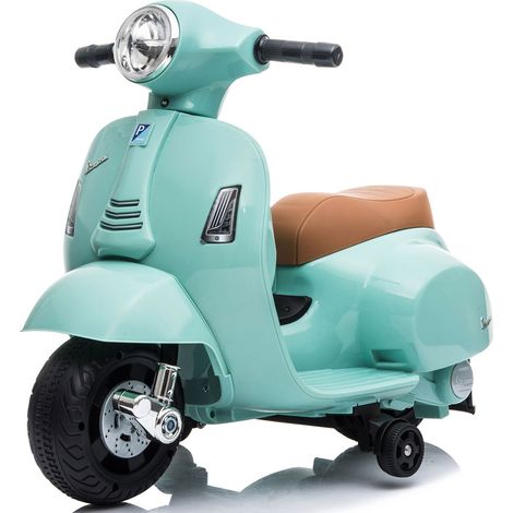 Scooter Elettrico per Bambini Licenza Ufficiale Piaggio Vespa Small 7,2V 2,5Ah Verde