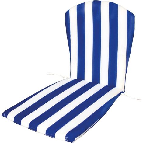 Cojin silla monob. r/alto 45x90x3cm bl/az teplas