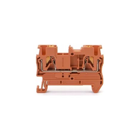 Conector de carril DIN rojo ZUG PT 4 (1/5)