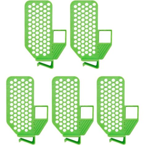 Pannello divisorio per frigorifero, divisori regolabili in plastica per ripiani, supporto per porta frigorifero, clip di organizzazione per frigorifero (1/4)