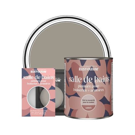 Peinture pour Boiseries & Armoires de Salle de Bains, Finition Satinée - Truffe (1/3)