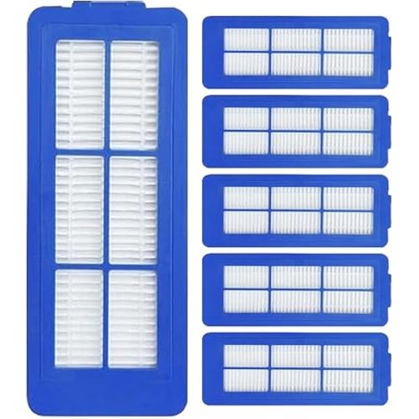 Lot de 6 filtres HEPA de rechange pour aspirateurs Eufy 11S Max 15C Max, 30C Max, 39C Max, G30 Edge, G30 Hybride (1/5)