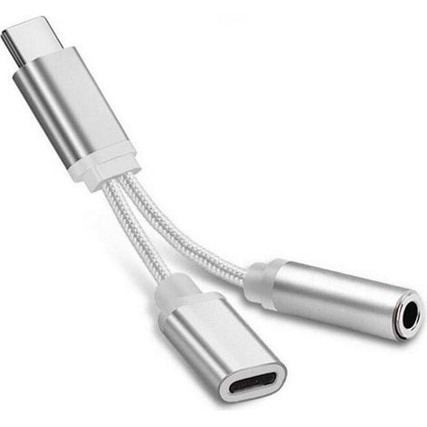 USB-C auf 3,5-mm-Kopfhöreranschluss-Audiokabeladapter/Splitter - USB-C auf 3,5-mm-Kopfhöreranschluss-Audiokabeladapter/Splitter (1/5)