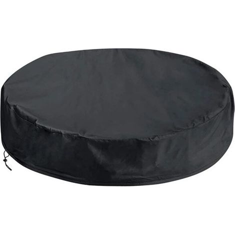 Couverture ronde pour piscine - bâche de protection imperméable contre la poussière et la saleté. Convient également pour spa
