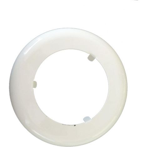 Embellecedor Tapajuntas Salida De Humos Acero Lacado Blanco - Convesa  Medidas  Accesorios Fontanería: 100mm (1/2)