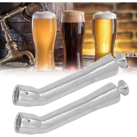 Robinet de Bière en Acier Inoxydable 2x avec Clé - Réduction Rapide de Mousse, Surface Polie, Robinet de Bar et Événements [Robinet de Bière] + [Inoxydable] + [2x] + [Réduction Mousse] (1/5)