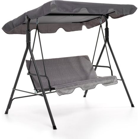 Dondolo Playa caffe in metallo da 3 posti mod. M0769-38 170x118x155 cm