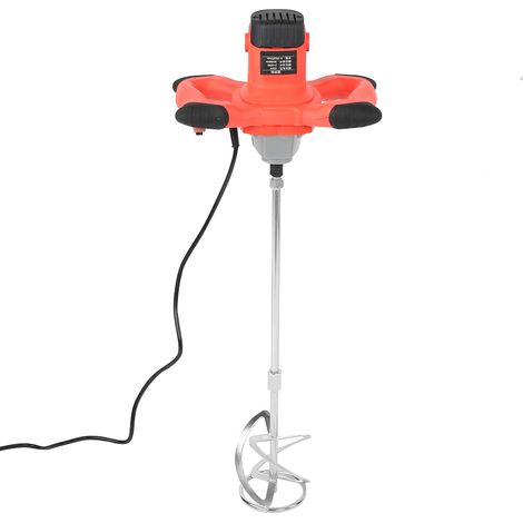 Mélangeur électrique industriel à 6 vitesses réglables pour ciment, peinture et mastic, prise UE 220 V (1/5)