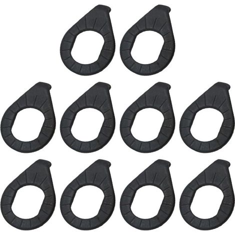 Lot de 10 rondelles M8 M10 pour moyeu de vélo et axe de moteur de vélo électrique, matériau en acier, rondelles avant et arrière compatibles pour une fixation sûre (10 pièces M10 argent) (1/5)