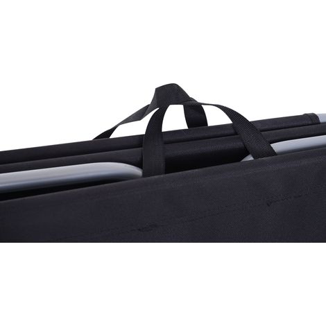 Chaise pliante extérieure en métal, assise en tissu Oxford respirant, usage jardin (1/5)